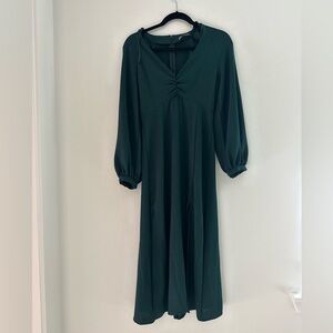 Zara green dress